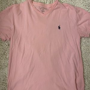 Pink Men Polo Shirt